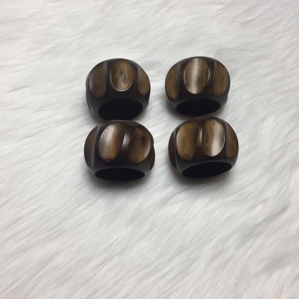 Wooden Napkin Holders Wood Stain Brown